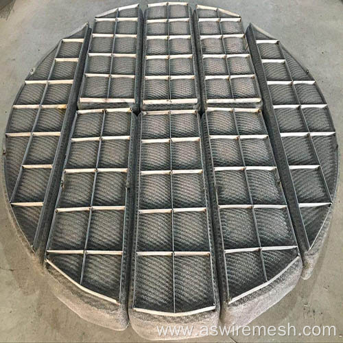 Metal Wire Mesh Demister Pad For Gas Scrubber